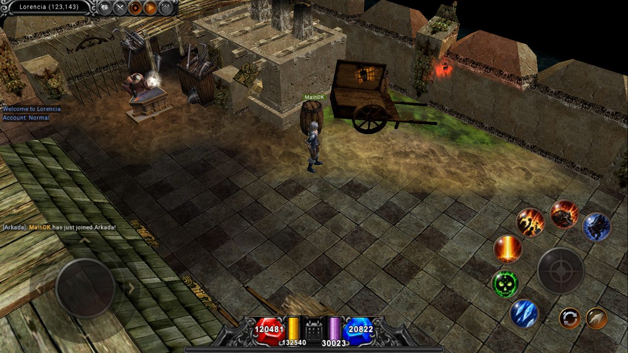 DepMax gameplay — Lorencia on the Windows client
